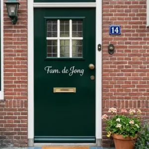 Voordeur sticker