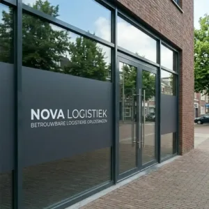 Bedrijfsnaam sticker